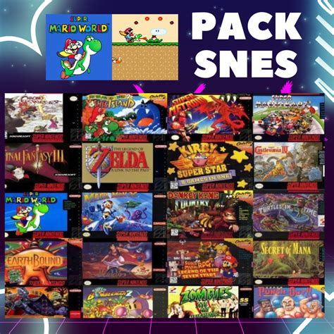 pack jogos traduzidos snes - pack todos os jogos SNES